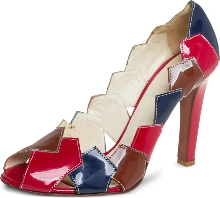 2023 95mm Patchwork Pumps