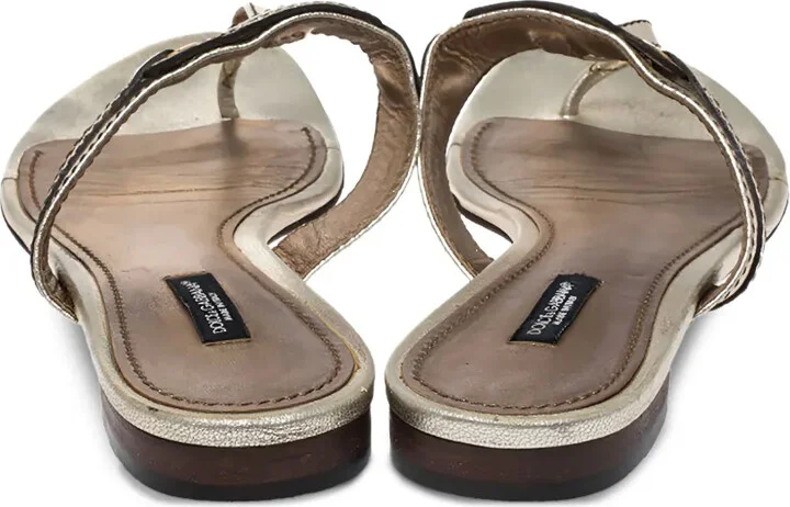 2023 Metallic Sandals - Image 4