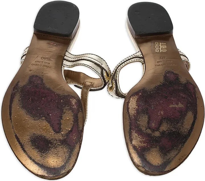 2023 Metallic Sandals - Image 5