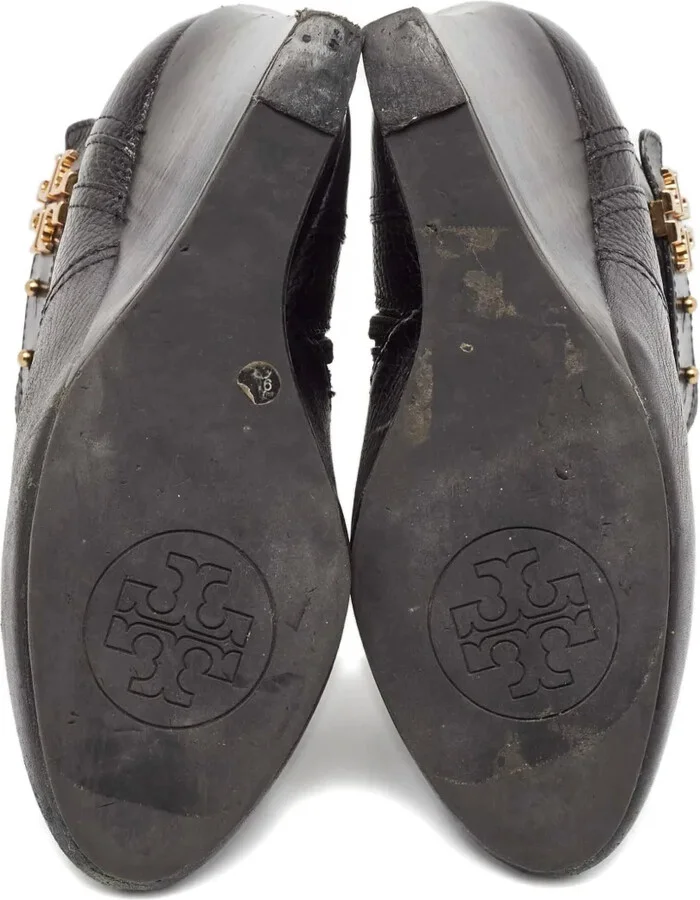 2023 Pre-Owned 115mm Wedged Zipper Ankle Boots - Image 4