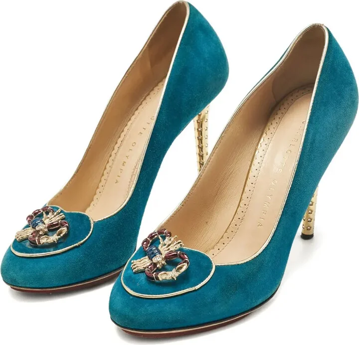 2023 Pre-Owned Scorpion-Embellished Heel Pumps - Image 2
