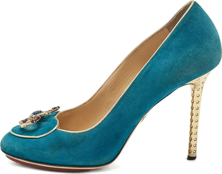 2023 Pre-Owned Scorpion-Embellished Heel Pumps