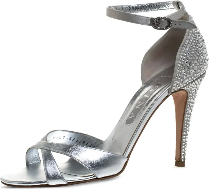 2024 110mm Crystal-Embellished Sandals - Image 2