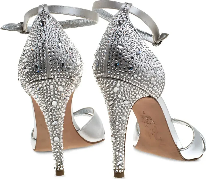 2024 110mm Crystal-Embellished Sandals - Image 4