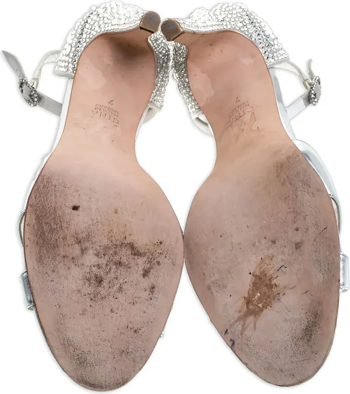 2024 110mm Crystal-Embellished Sandals - Image 5