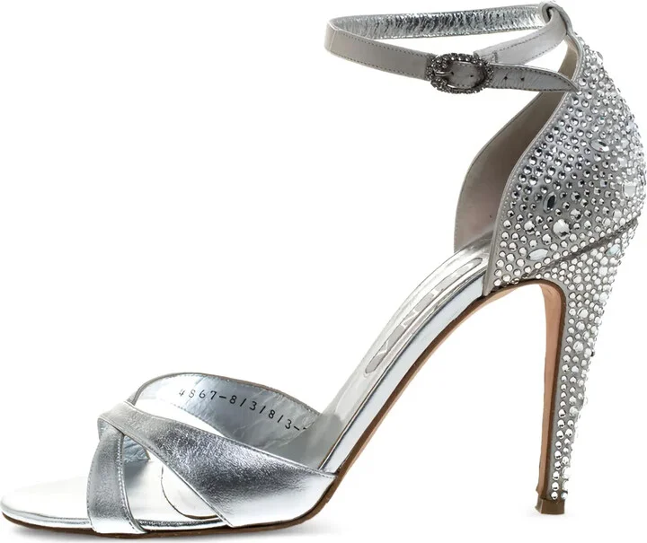 2024 110mm Crystal-Embellished Sandals