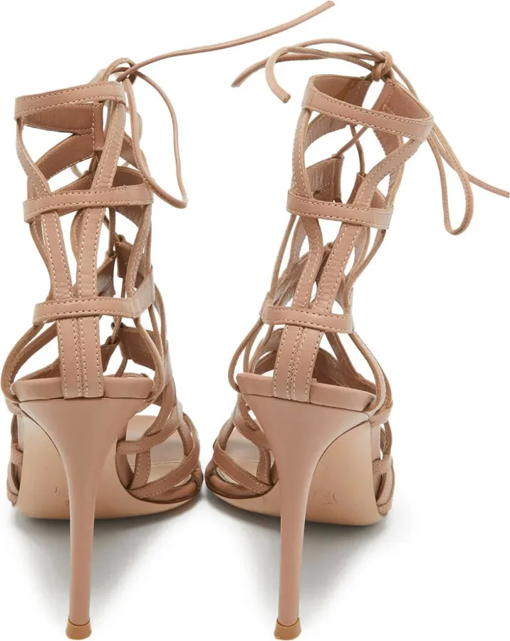 2024 110mm Leather Sandals - Image 4