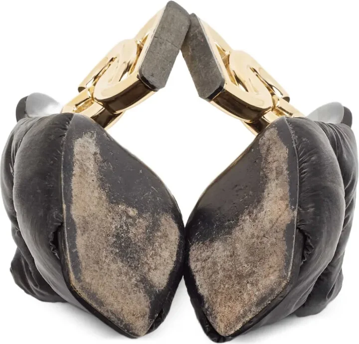 2024 110mm Logo-Heel Padded Heeled Sandals - Image 3