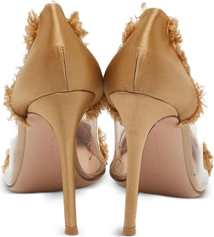 2024 110mm Satin Fringe Pumps - Image 3