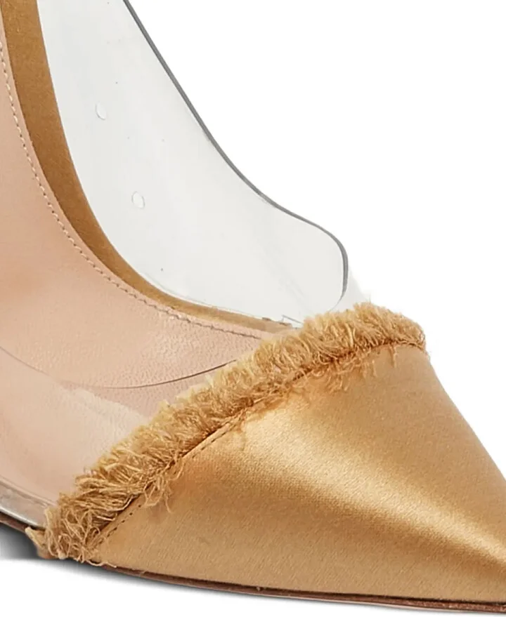 2024 110mm Satin Fringe Pumps - Image 5