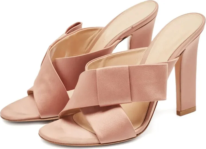 2024 110mm Satin Mules - Image 2