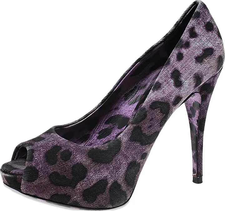 2024 115mm Leopard-Print Pumps - Image 2