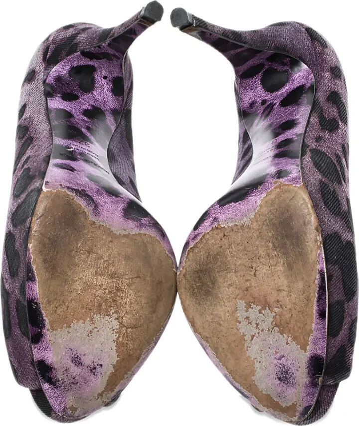 2024 115mm Leopard-Print Pumps - Image 5