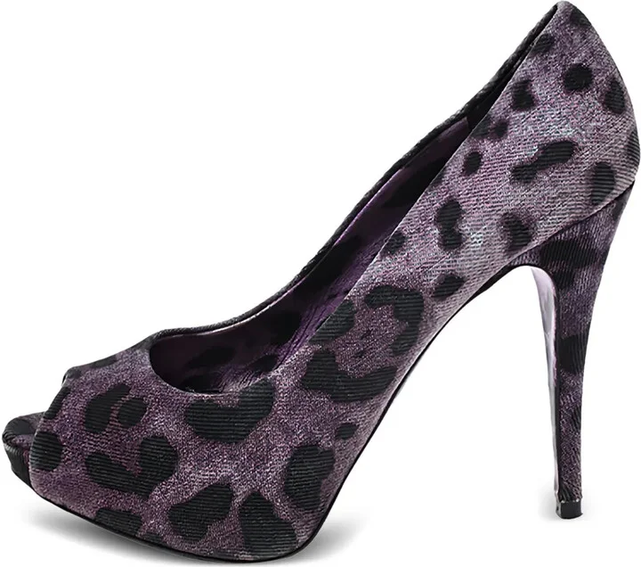 2024 115mm Leopard-Print Pumps