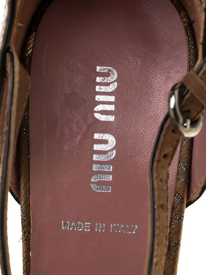 2024 120mm Brocade Sandals - Image 3