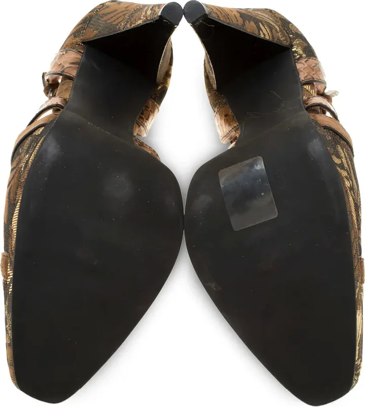 2024 120mm Brocade Sandals - Image 4