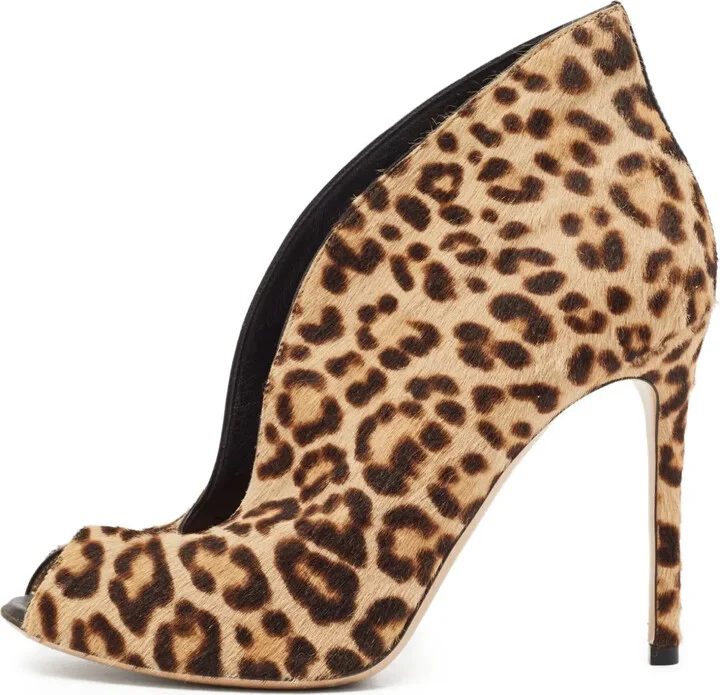2024 120mm Leopard-Print Pumps