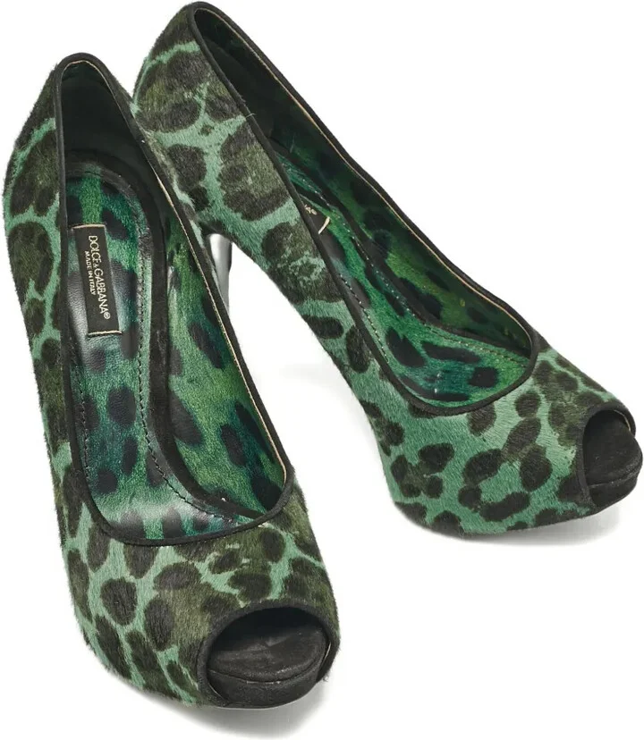 2024 130mm Leopard-Print Pumps - Image 2