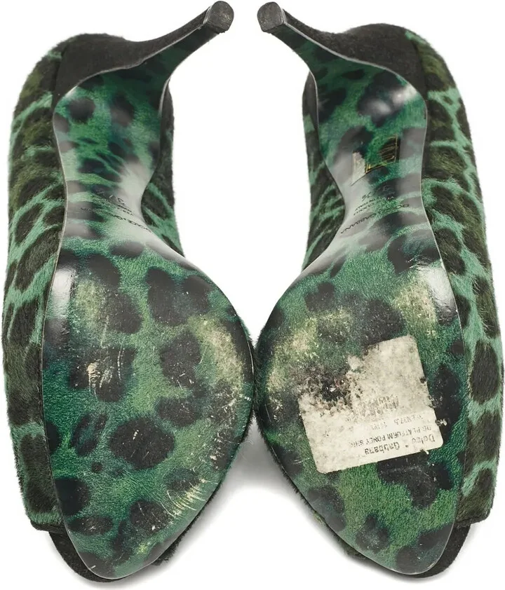 2024 130mm Leopard-Print Pumps - Image 4