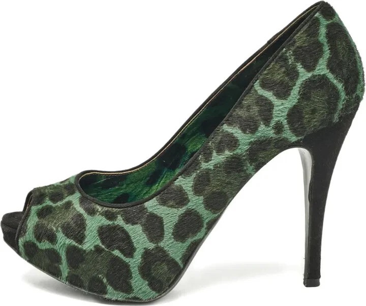 2024 130mm Leopard-Print Pumps