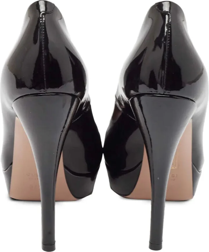 2024 140mm Patent Leather Platform Pumps - Image 2