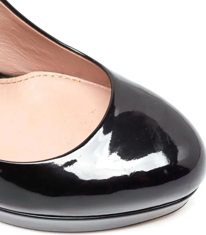 2024 140mm Patent Leather Platform Pumps - Image 5