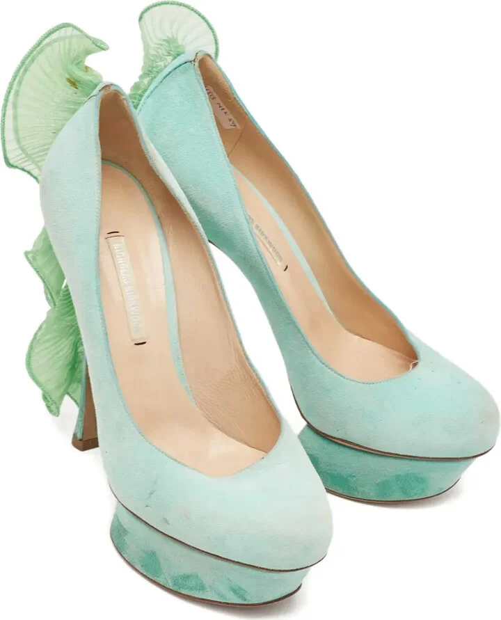 2024 140mm Suede Pumps - Image 4