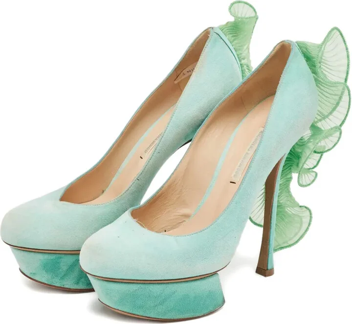 2024 140mm Suede Pumps