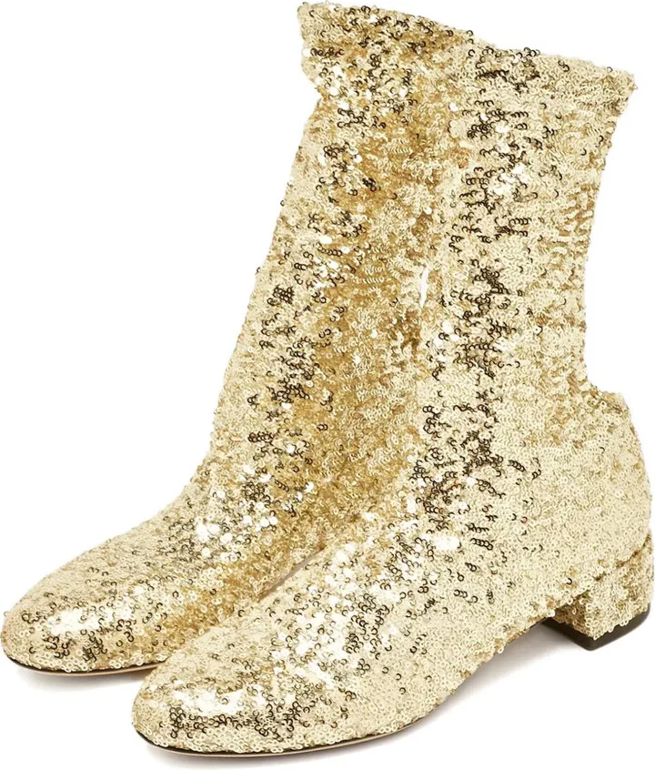 2024 30mm Sequined Ankle Boots - Image 2