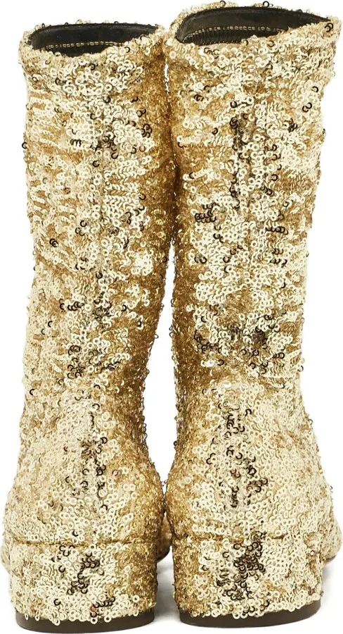 2024 30mm Sequined Ankle Boots - Image 3