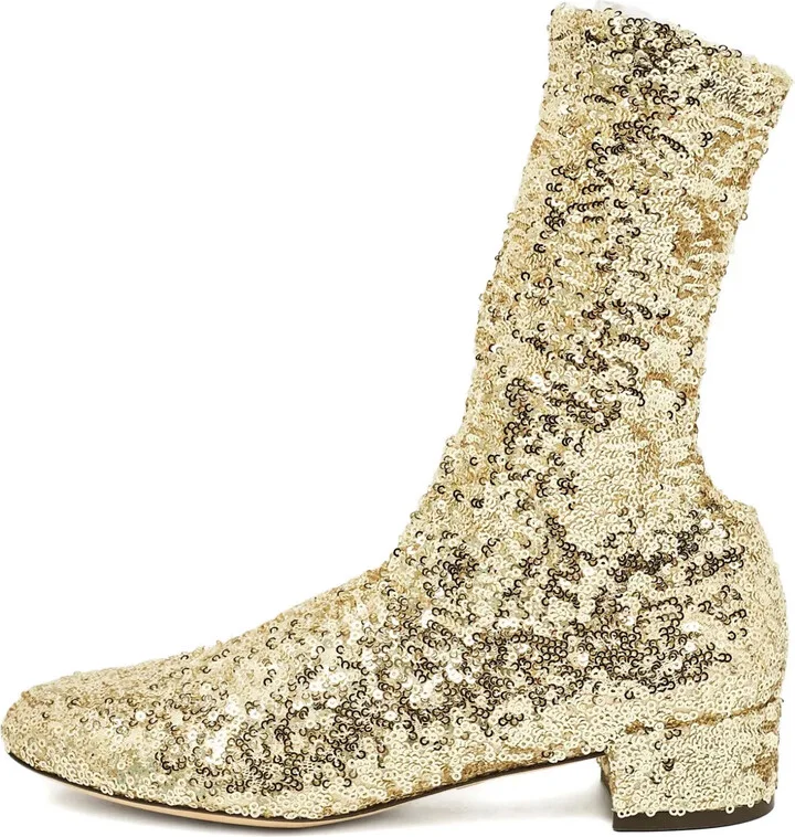 2024 30mm Sequined Ankle Boots