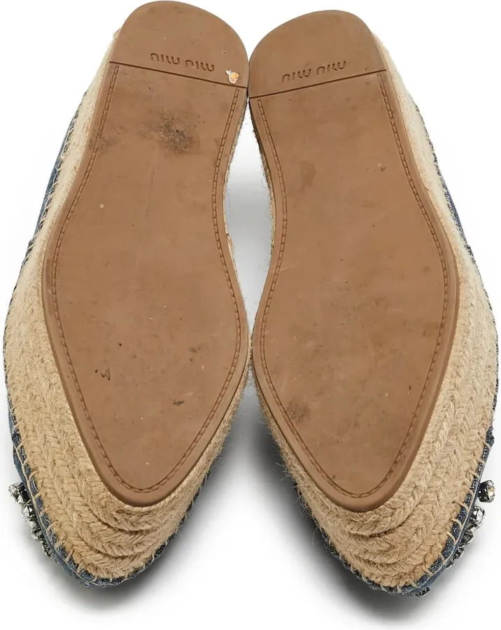 2024 50mm Denim Espadrilles - Image 4