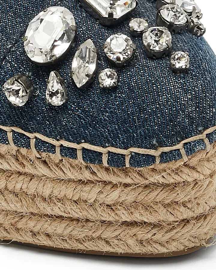 2024 50mm Denim Espadrilles - Image 5