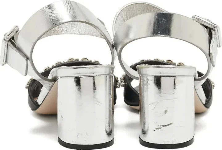 2024 70mm Crystal-Embellished Sandals - Image 3