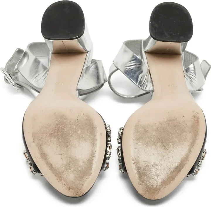 2024 70mm Crystal-Embellished Sandals - Image 4