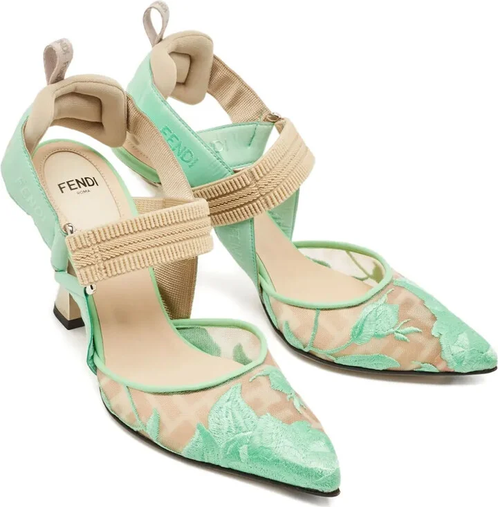 2024 80mm Embroidered Pumps - Image 4