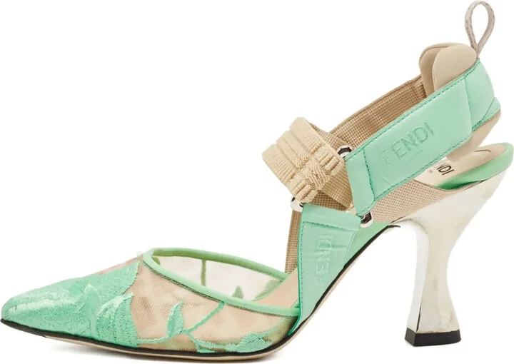2024 80mm Embroidered Pumps