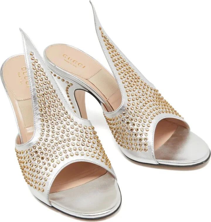 2024 90mm Embellished Sandals - Image 2