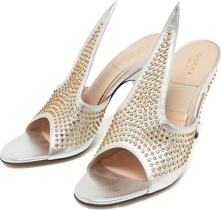 2024 90mm Embellished Sandals - Image 3