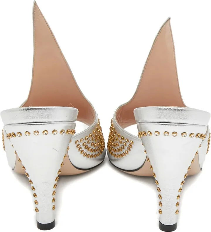 2024 90mm Embellished Sandals - Image 4
