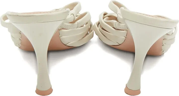 2024 90mm Woven Mules - Image 3