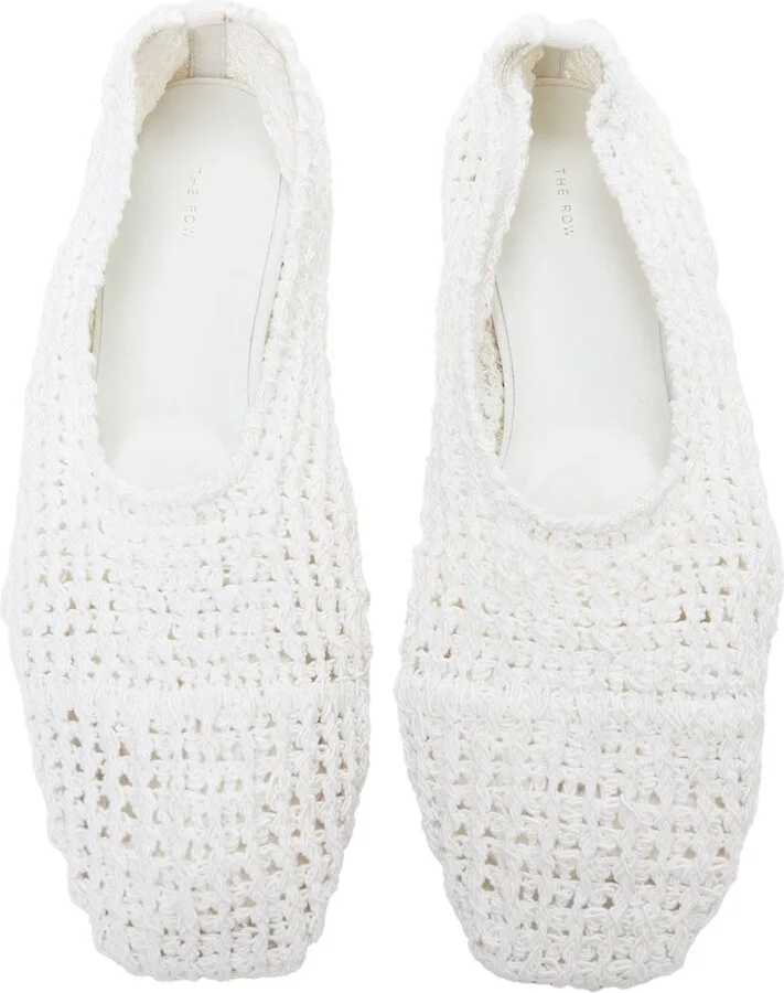 2024 Ballet crochet fabric trimmed flat shoes