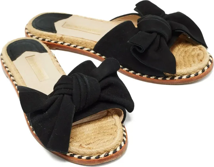 2024 Bow Suede Sandals - Image 2