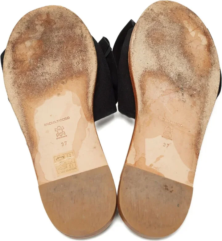 2024 Bow Suede Sandals - Image 4