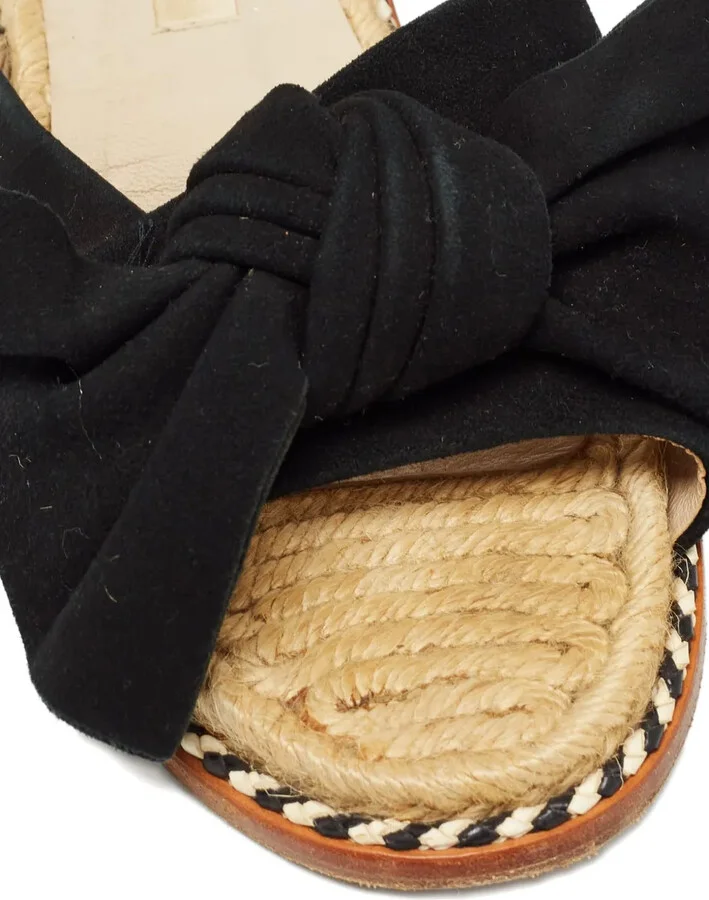2024 Bow Suede Sandals - Image 5