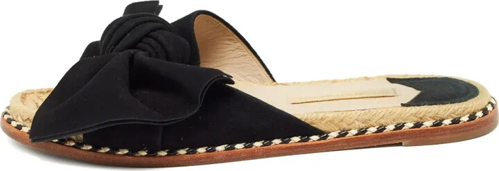 2024 Bow Suede Sandals