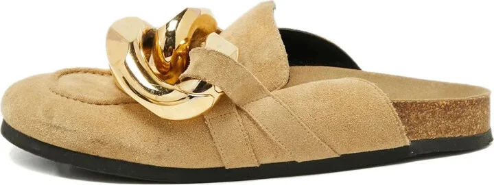 2024 Chain Link Suede Sandals