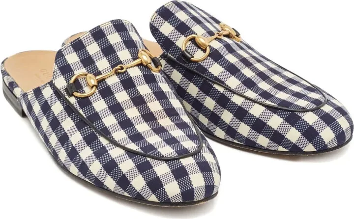 2024 Gingham Horsebit Mules - Image 2