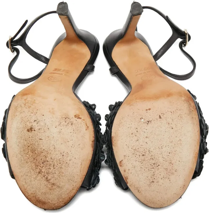 2024 Leather Flower Sandals - Image 4