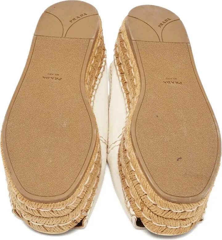 2024 Leather Platform Espadrilles - Image 5